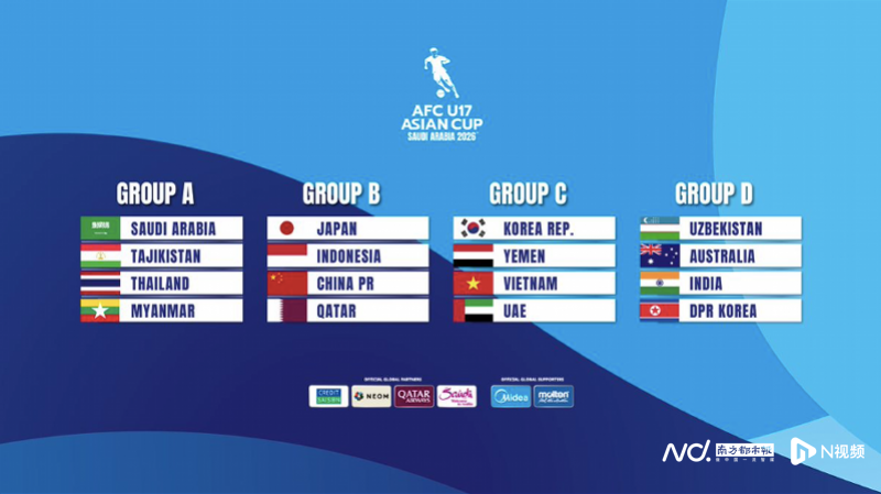 开云移动端-U17亚洲杯分组出炉,中国男足或时隔21年重返世界大赛